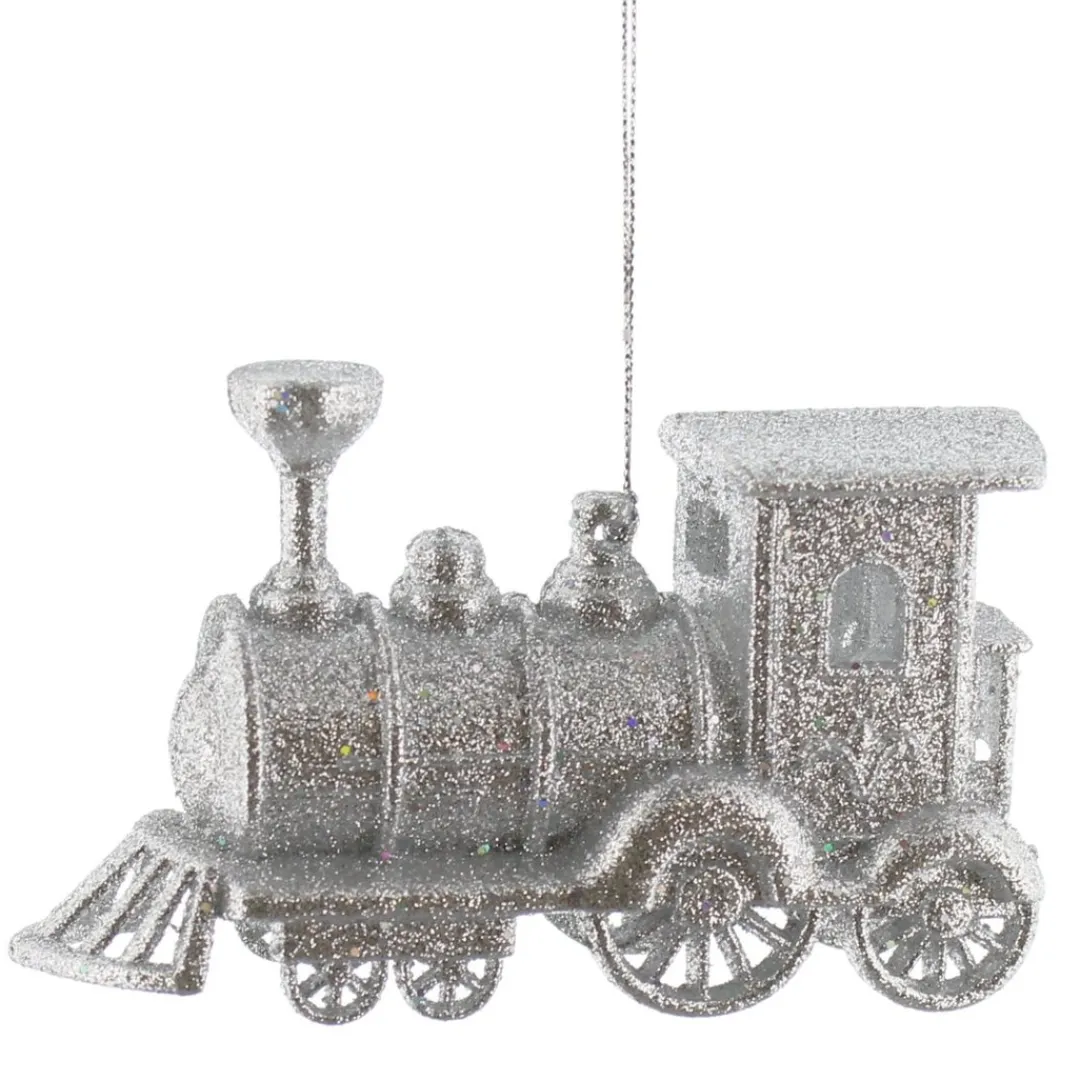 The Christmas Shop Silver Train| Silver & White Theme