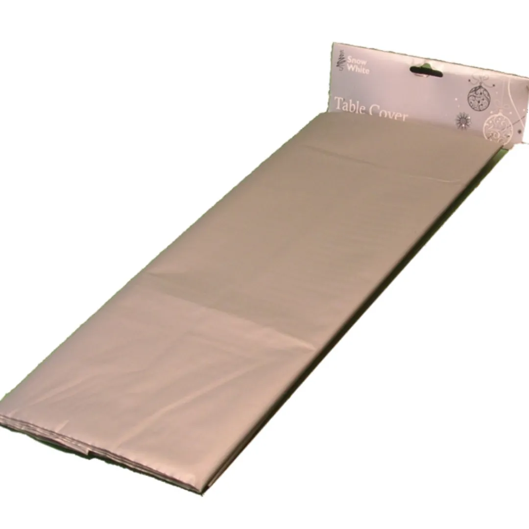 The Christmas Shop Silver Vinyl Tablecloth| Novelties|Tablecloths