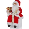 The Christmas Shop Sitting Santa| Christmas Figures|Red Theme