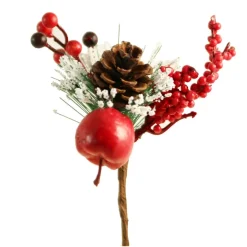 The Christmas Shop Snow Tipped Pick| Picks & Berries