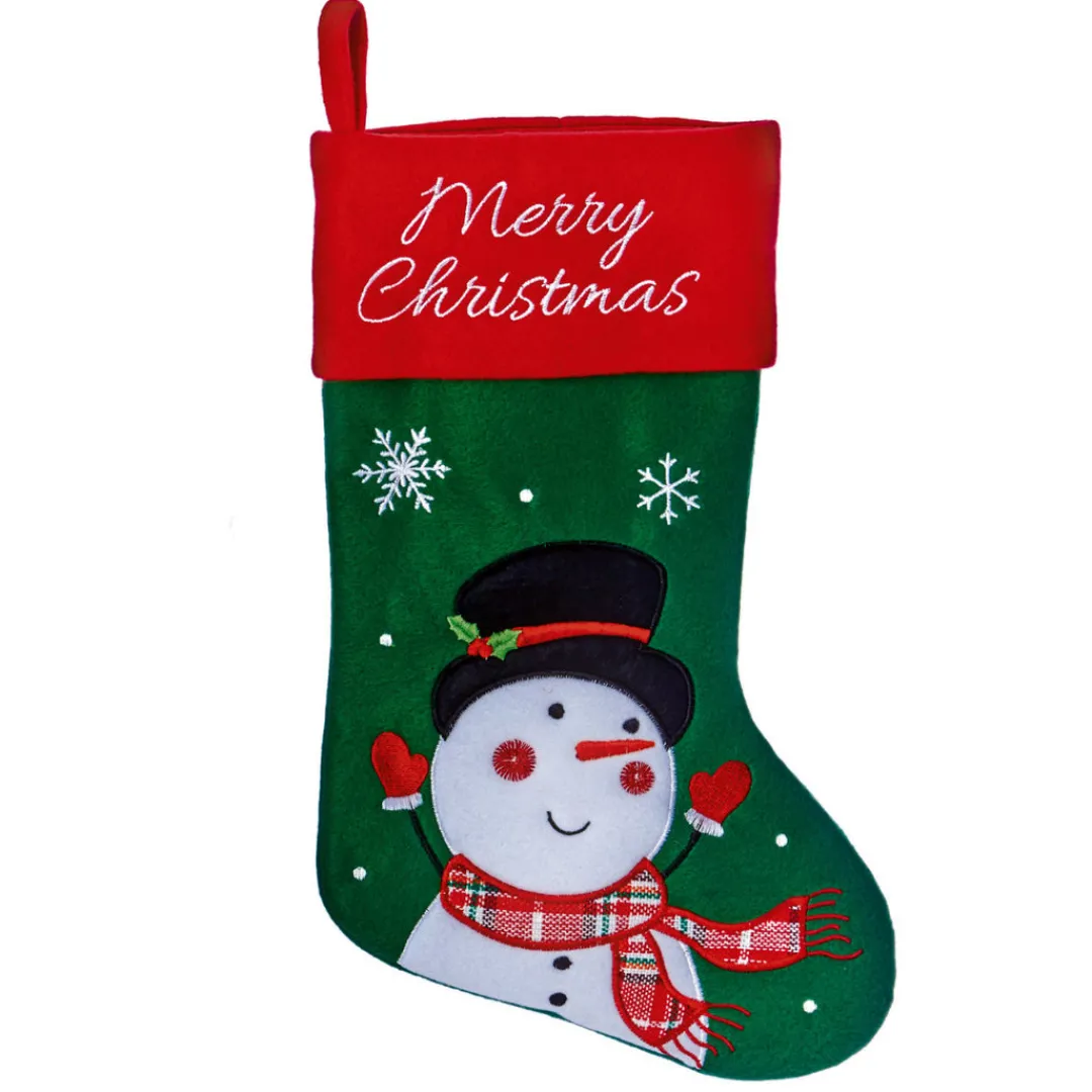 The Christmas Shop Snowman Stocking| Stockings