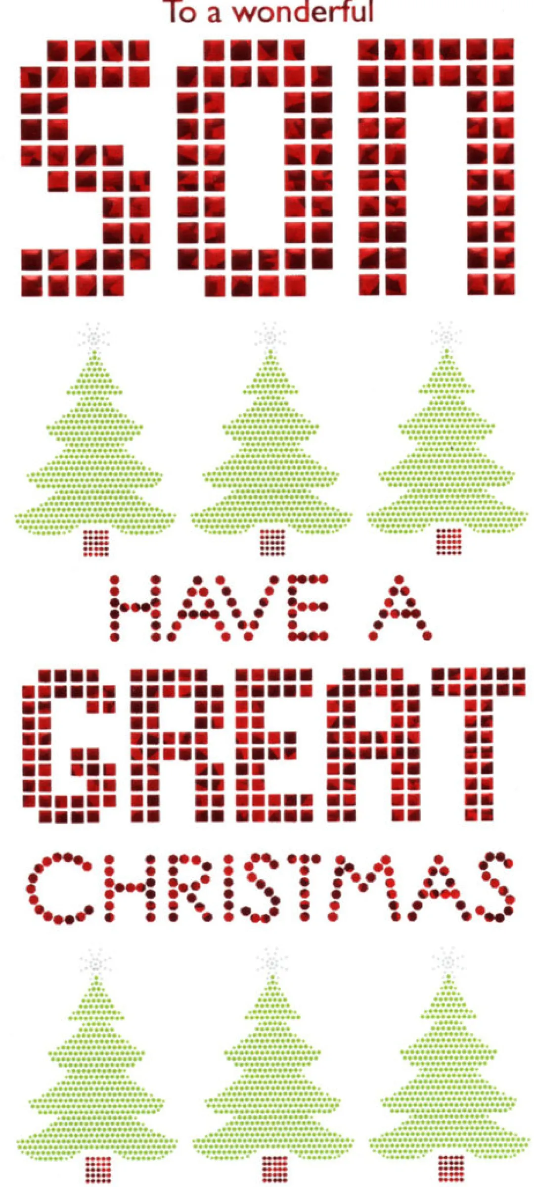 The Christmas Shop Son Christmas Card| Cards For Relatives