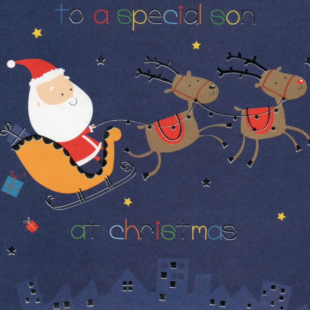 The Christmas Shop Son Christmas Card| Cards For Relatives
