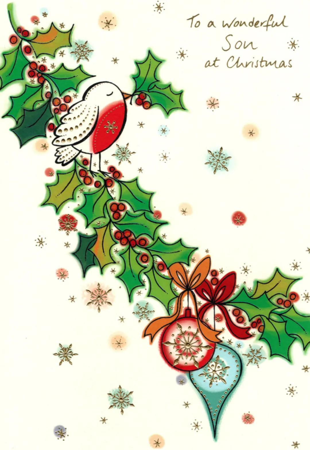 The Christmas Shop Son Christmas Card| Cards For Relatives