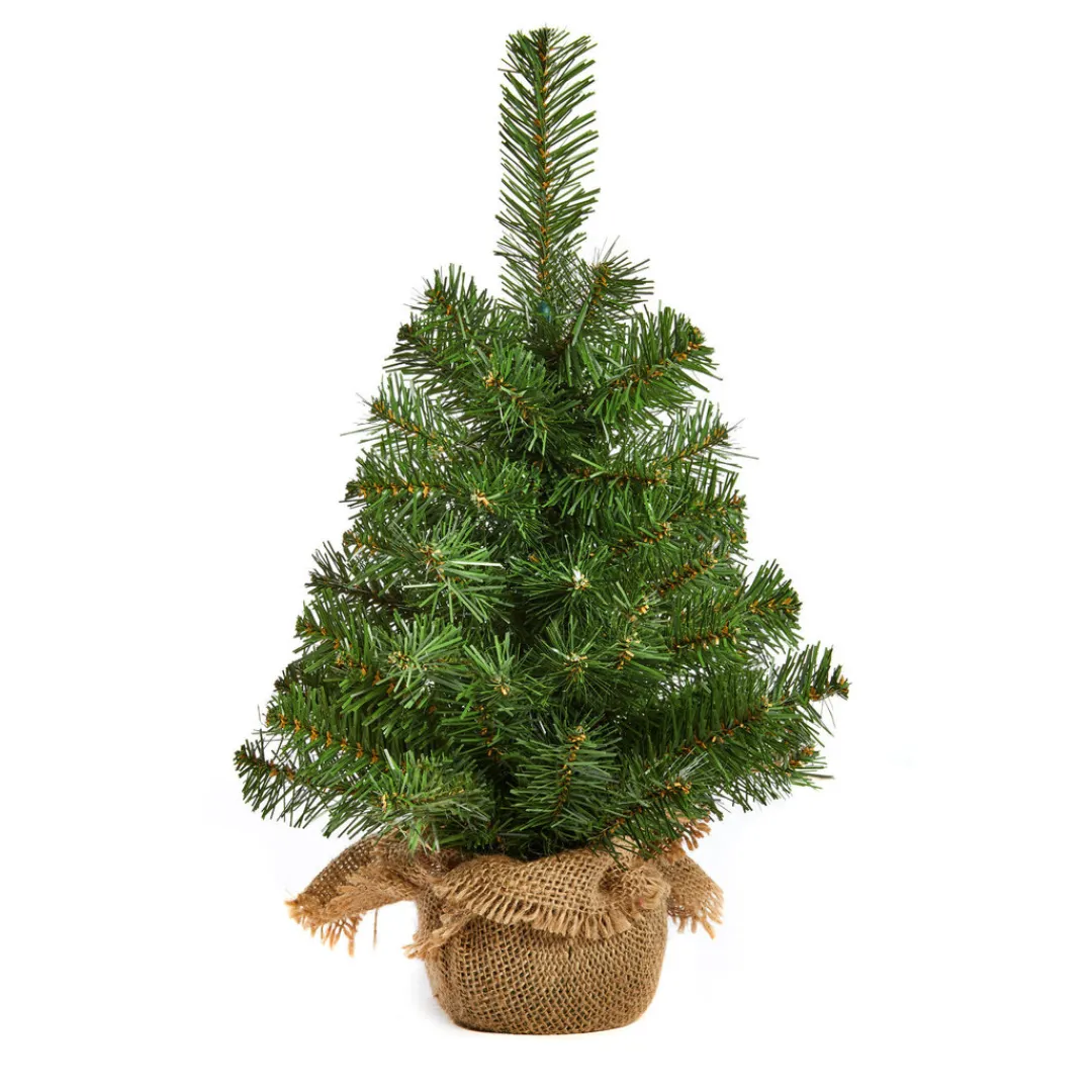 The Christmas Shop Table Top Tree With Burlap Base| Trees