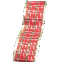 The Christmas Shop Tartan Ribbon| Ribbon|Red Theme
