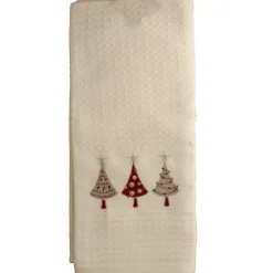 The Christmas Shop Tea Towel With Tree Motif| Tableware