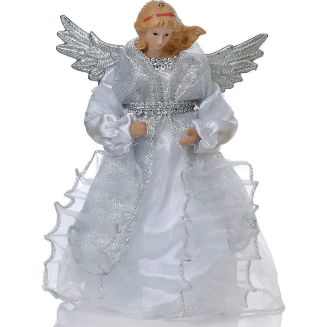 The Christmas Shop Treetop Angel| Treetop Angels|Silver & White Theme