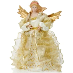 The Christmas Shop Treetop Angel| Treetop Angels|Gold Theme