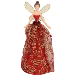 The Christmas Shop Treetop Fairy| Treetop Angels|Red Theme