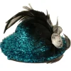 The Christmas Shop Turquoise Clip-on Hat| Novelties|Other Colours