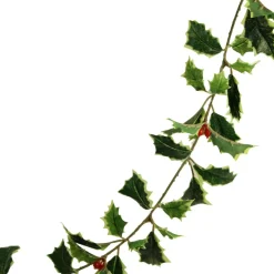 The Christmas Shop Variegated Holly Garland| Garlands