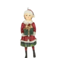 The Christmas Shop Victorian Girl With Gift| Characters|Other Colours