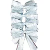 The Christmas Shop White Christmas Tree Bows| Bows|Silver & White Theme