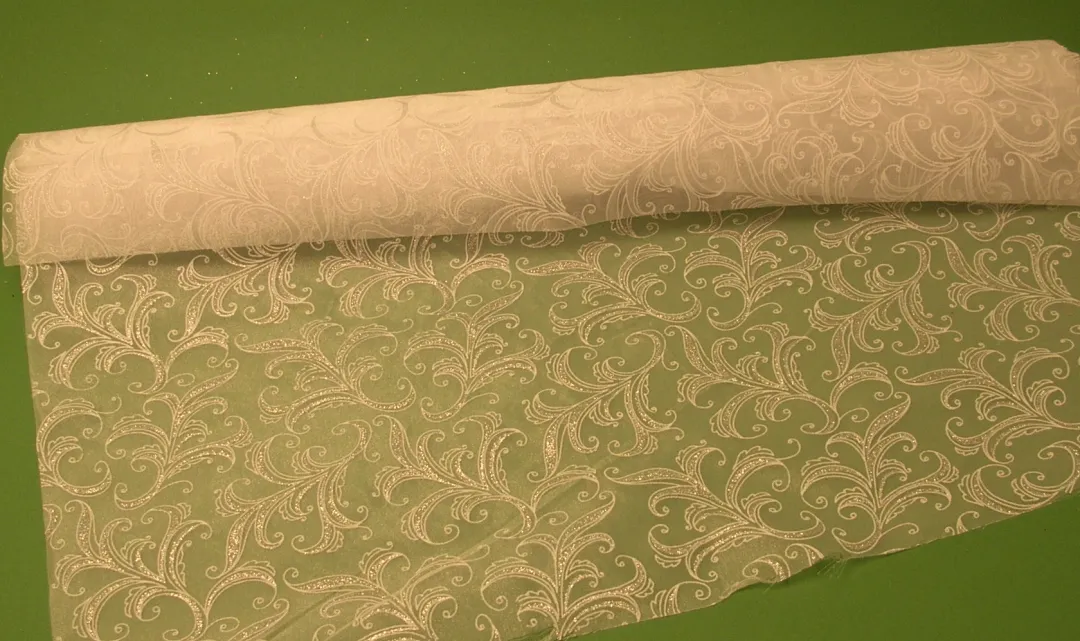 The Christmas Shop White Fabric| Tablecloths|Treeskirts