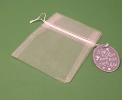 The Christmas Shop White Organza Wedding Favour Bags| Bags