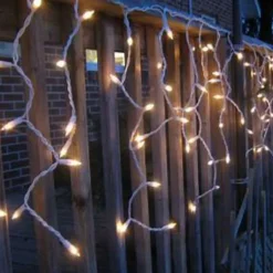 The Christmas Shop White Snowing Icicle Lights| Electric Operated Lights