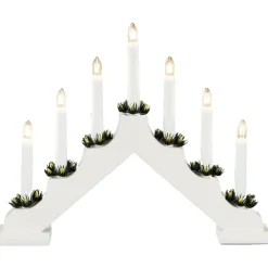 The Christmas Shop White Welcome Arch| Electric Operated Lights