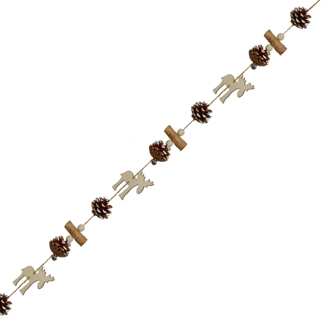 The Christmas Shop Wood Garland| Garlands|Wood