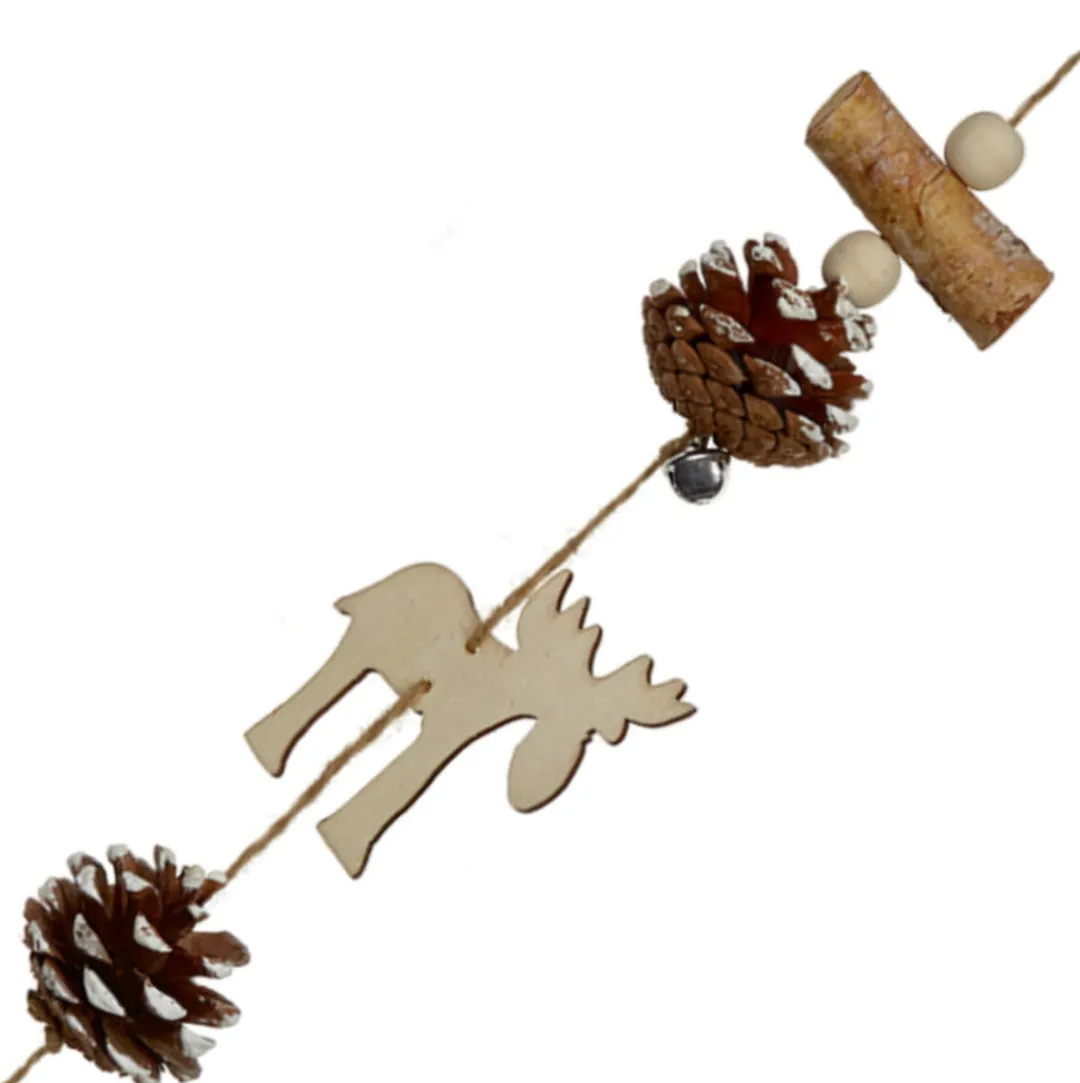 The Christmas Shop Wood Garland| Garlands|Wood