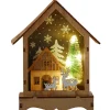 The Christmas Shop Wood Scene| Wooden Ornaments