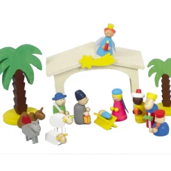 The Christmas Shop Wooden Nativity Set| Wooden Ornaments|Nativity