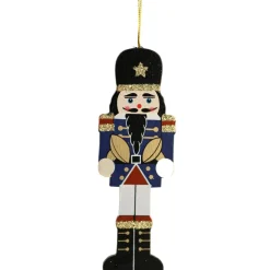 The Christmas Shop Wooden Soldier - Blue| Wood|Other Colours